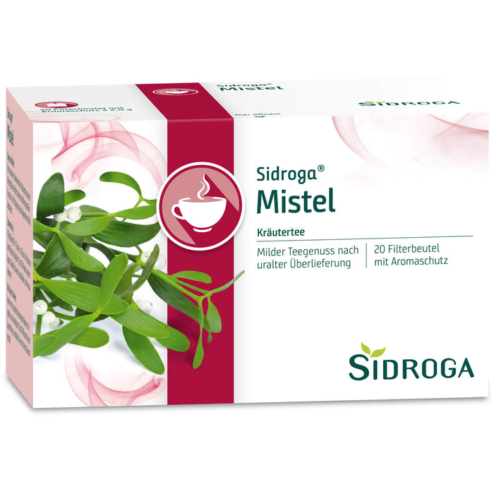 Sidroga Mistel milder Teegenuss mit Aromaschutz, 20 pc Sac filtrant