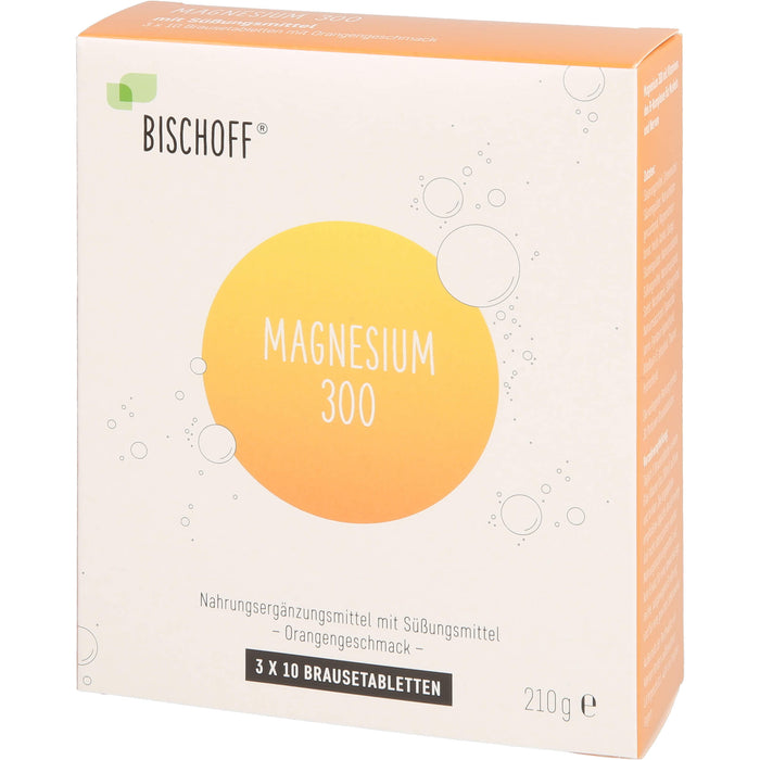 BISCHOFF Magnesium 300 Brausetabletten, 30 pc Tablettes