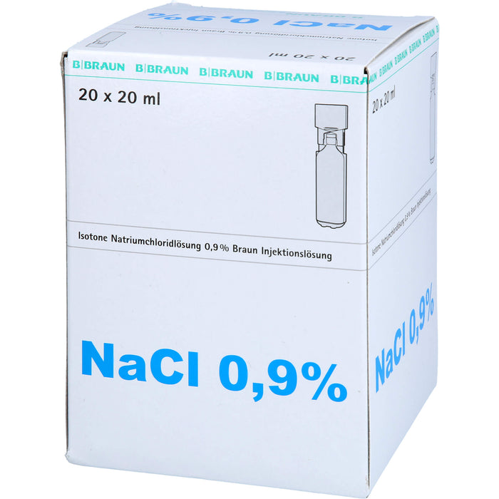 Isotone Kochsalzlösung NaCl 0,9% Braun Mini-Plasco connect, 400 ml Solution