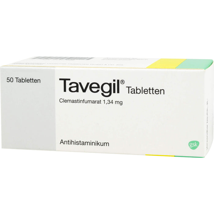 Tavegil Beragena Tabletten bei Allergien, 50 pc Tablettes