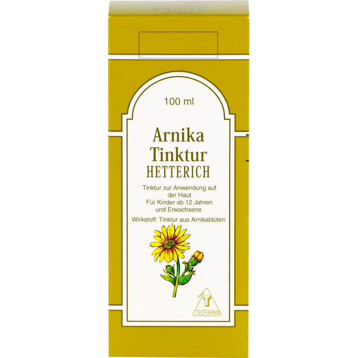 Arnikatinktur Hetterich, 100 ml Lösung