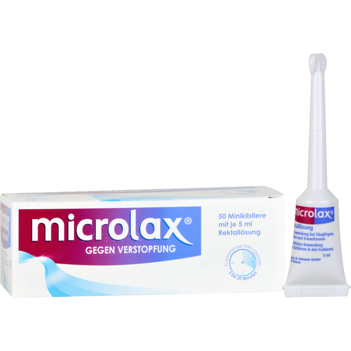 microlax Miniklistier Rektallösung Reimport EurimPharm, 50 pc Lavements