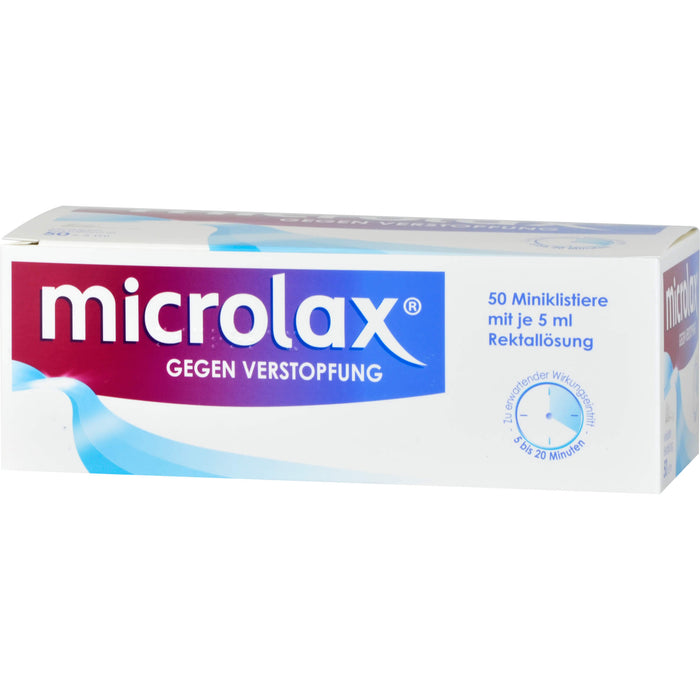 microlax Miniklistier Rektallösung Reimport EurimPharm, 50 St. Klistiere