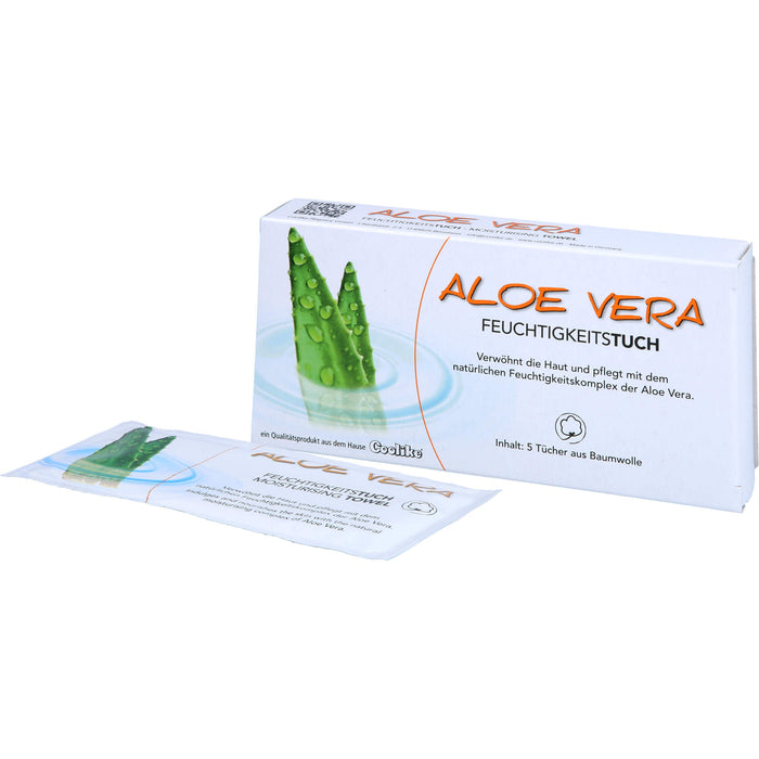 Coolike Aloe Vera Feuchtigkeitstuch, 5 St TUE