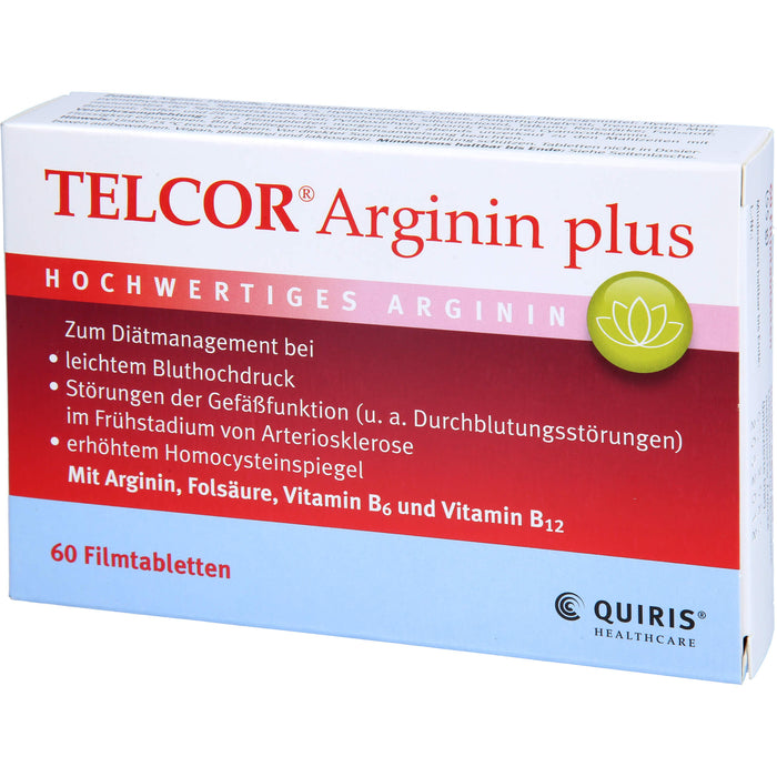 Telcor Arginin plus Filmtabletten, 60 pcs. Tablets