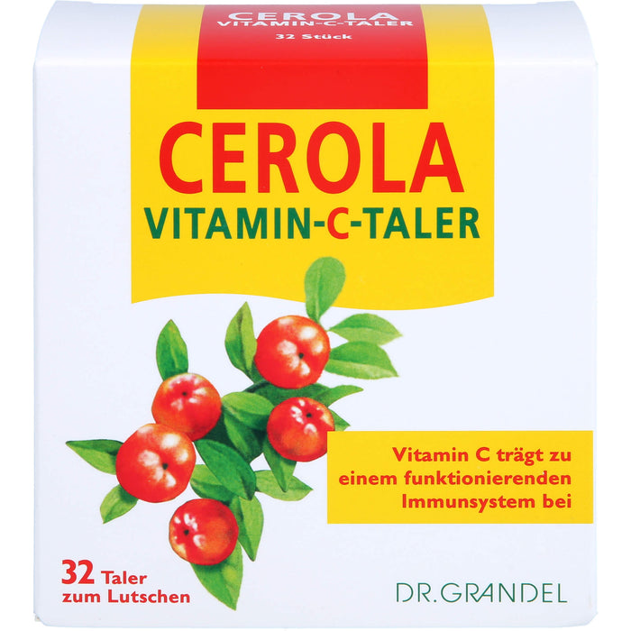 Dr. Grandel Cerola Vitamin-C-Taler zum Lutschen, 32 pcs. Tablets