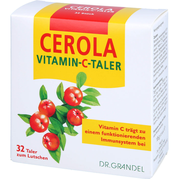 Dr. Grandel Cerola Vitamin-C-Taler zum Lutschen, 32 pcs. Tablets