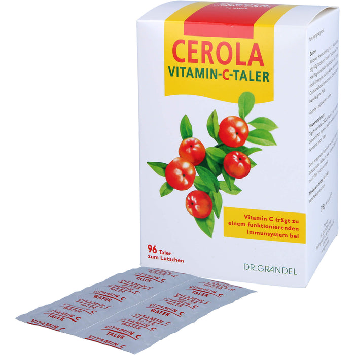 CEROLA Vitamin-C-Taler zum Lutschen, 96 pcs. Candies