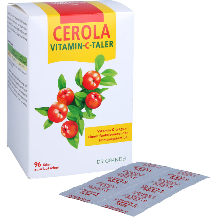 CEROLA Vitamin-C-Taler zum Lutschen, 96 pcs. Candies