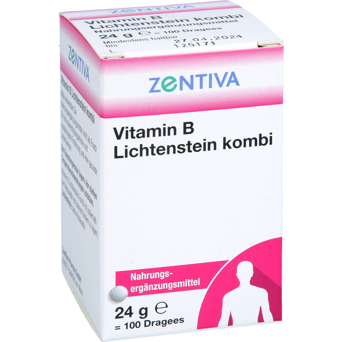 Vitamin B Lichtenstein kombi Dragees, 100 St. Tabletten