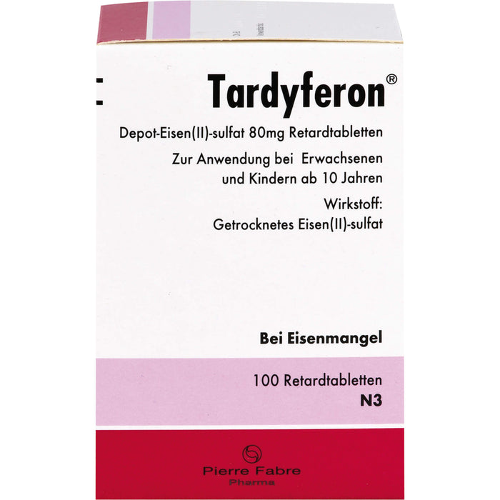 Tardyferon Retardtabletten bei Eisenmangel, 100 St. Kapseln