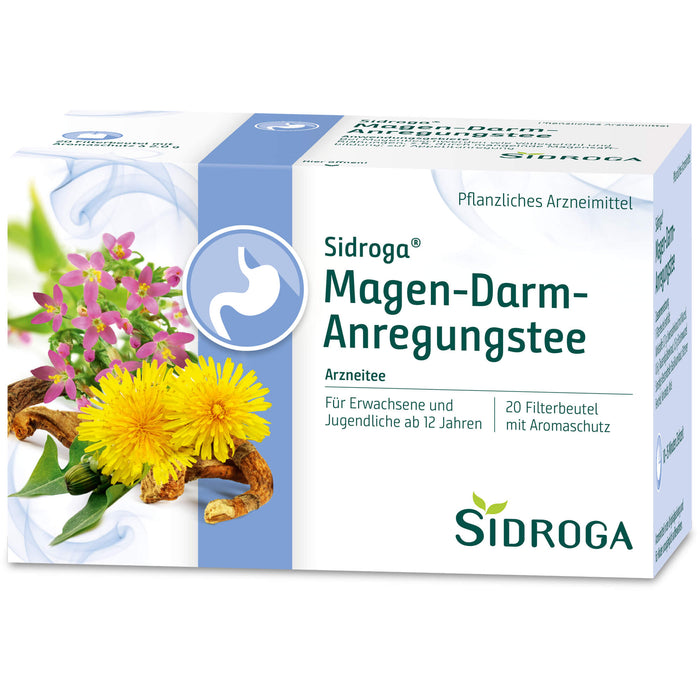 Sidroga Magen-Darm-Anregungstee Filterbeutel, 20 St. Filterbeutel