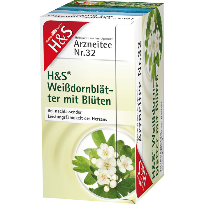 H&S Weißdornblätter mit Blüten Arzneitee, 20 pcs. Filter bag