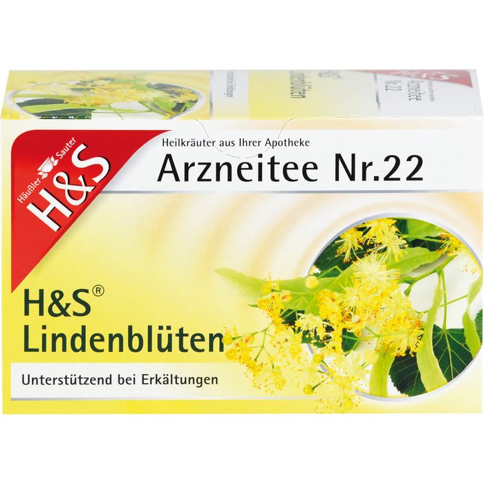 H&S Lindenblüten Arzneitee, 20 pcs. Filter bag