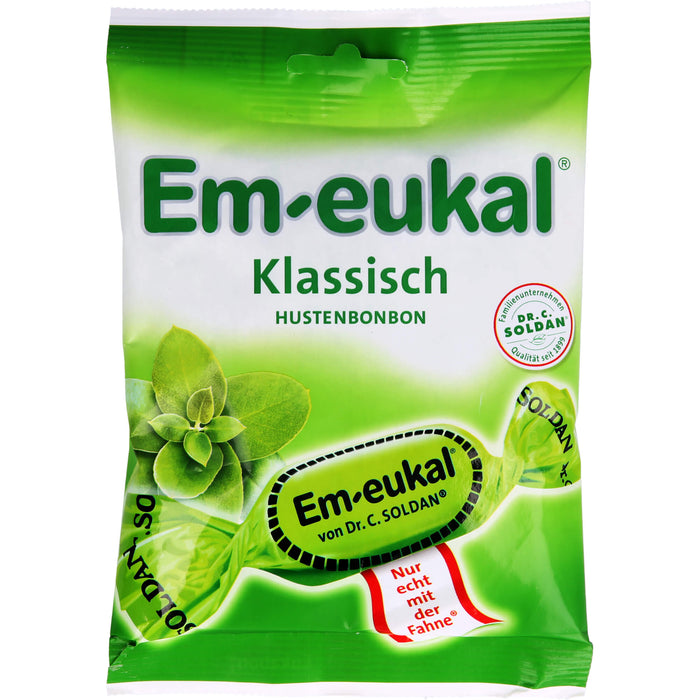 Em-eukal Klassisch Hustenbonbons mit Eukalyptus, 75 g Bonbons