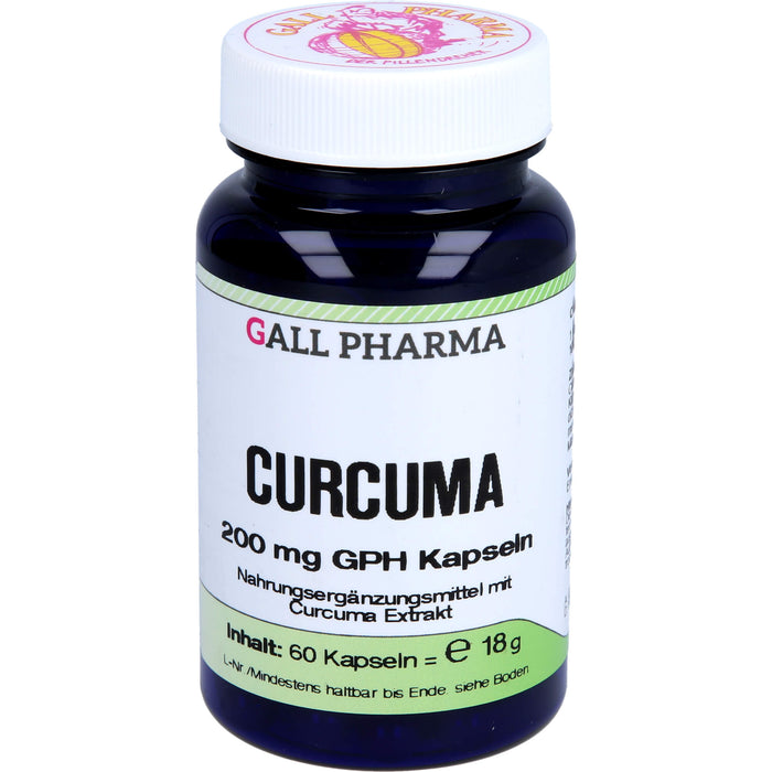 GALL PHARMA Curcuma 200 mg GPH Kapseln, 60 pc Capsules