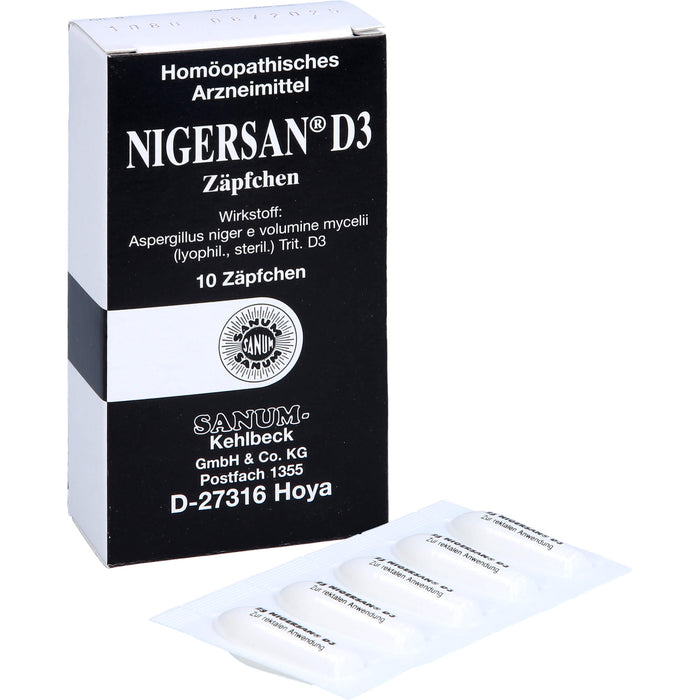 Nigersan D3 Zäpfchen, 10 pcs. Suppositories