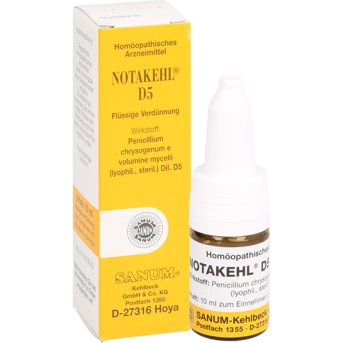 NOTAKEHL D5 flüssige Verdünnung, 10 ml Lösung