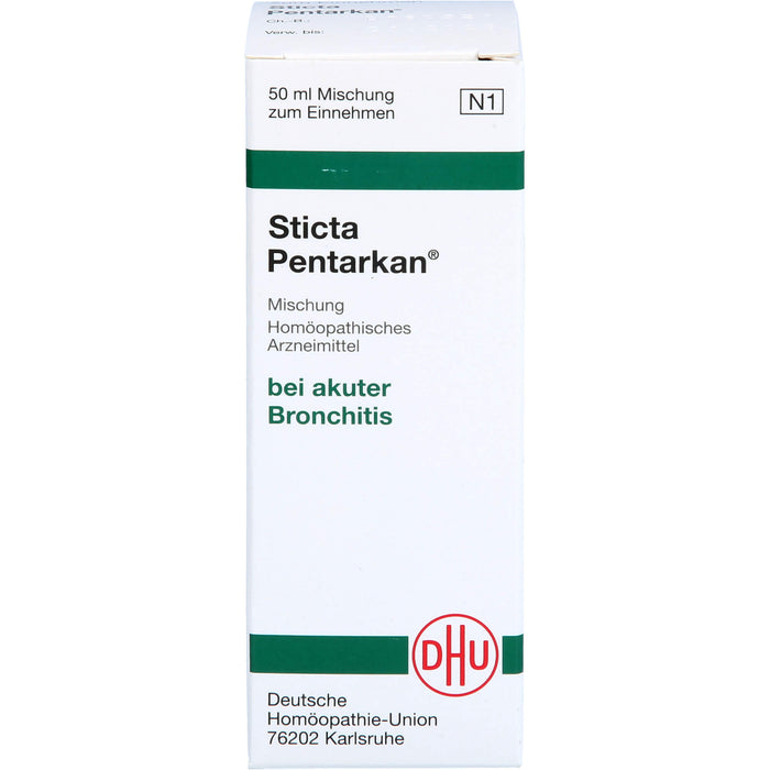 DHU Sticta Pentarkan Tropfen bei akuter Bronchitis, 50 ml Lösung