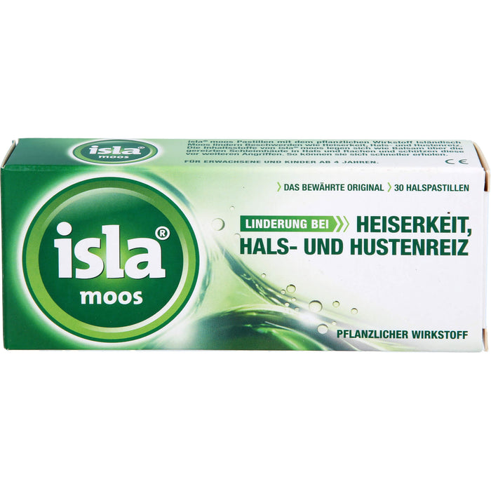 isla moos Halspastillen, 30 pc Pastilles