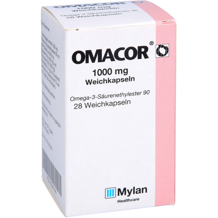 Omacor, 1000 mg Weichkapseln, 28 St WKA