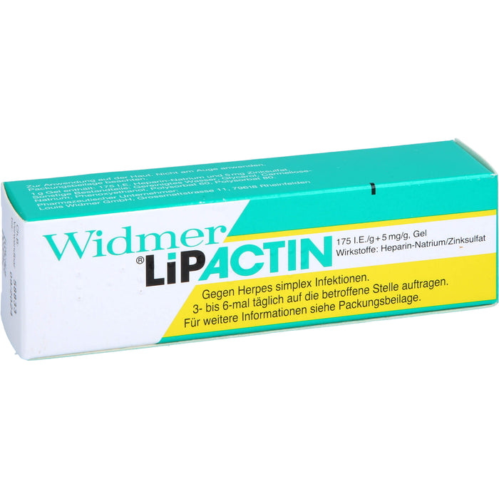 Louis Widmer Lipactin Gel, 3 g Gel