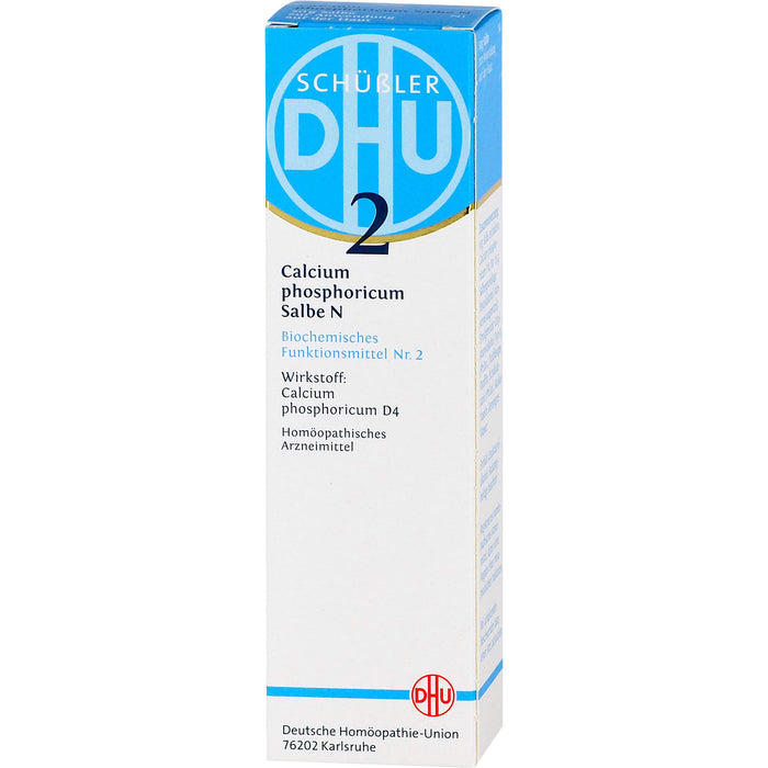 DHU Schüßler-Salz Nr. 2 Calcium phosphoricum D4 – Das Mineralsalz der Knochen und Zähne – das Original, 50 g Salbe