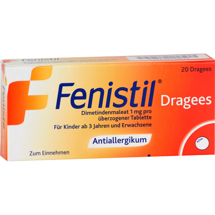 Fenistil Dragees bei Allergien, 20 pcs. Dragées