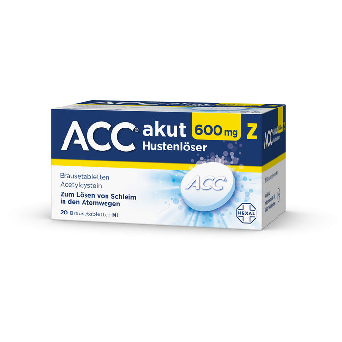 ACC akut 600 mg Z Hustenlöser Brausetabletten, 20 St. Tabletten