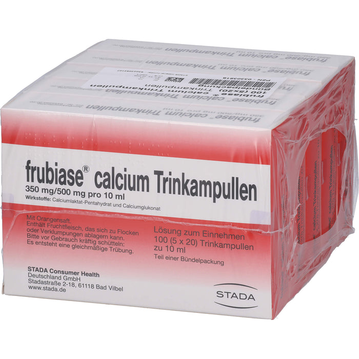 frubiase Calcium Trinkampullen, 100 pc Ampoules