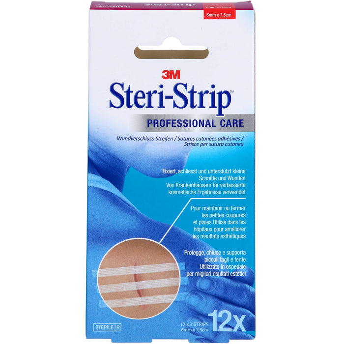 Steri Strip steril 6 mm x 75 mm, 12X3 St