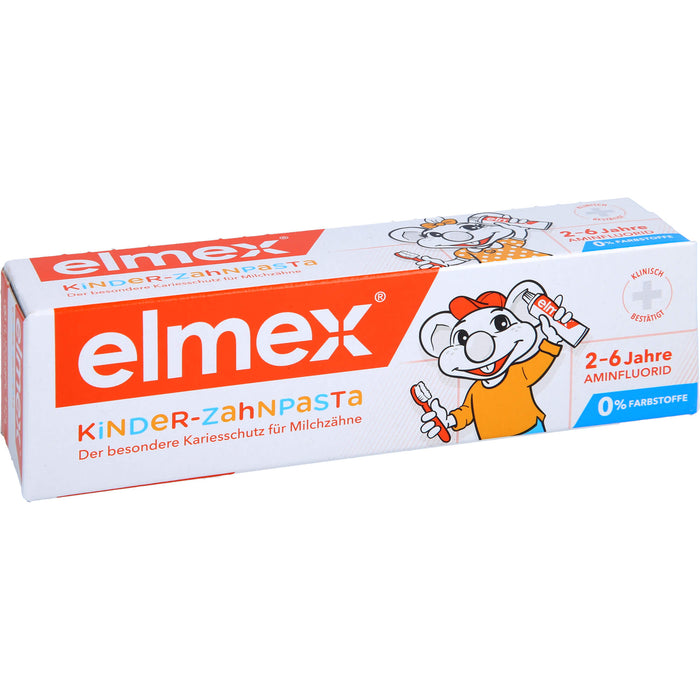 elmex Kinderzahnpasta mit Faltschachtel, 50 ml Zahncreme