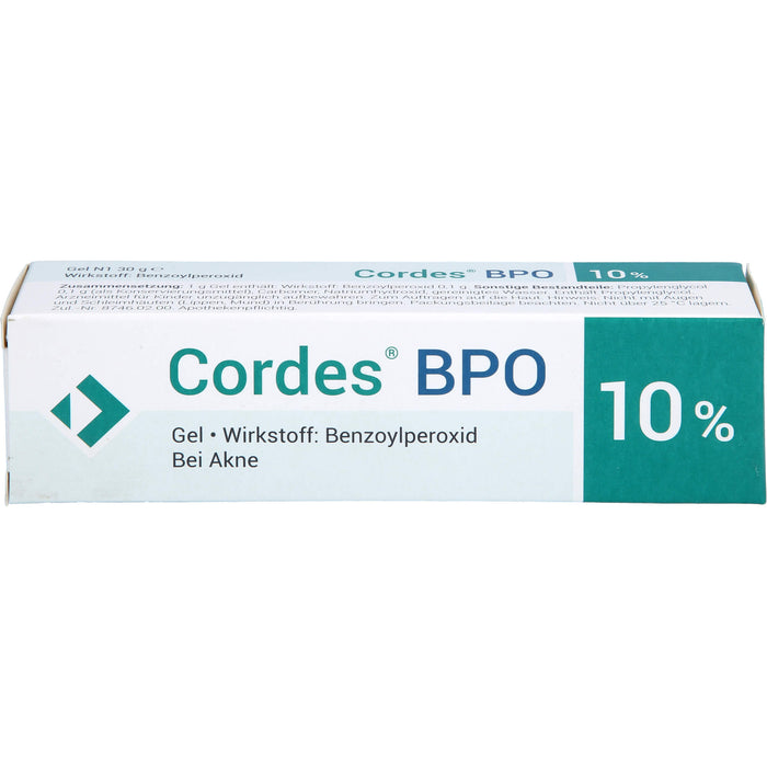 CORDES BPO 10 % Akne Gel, 30 g Gel