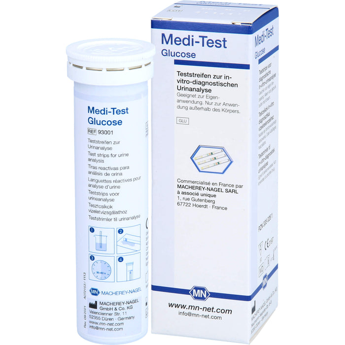 Medi-Test Glucose Teststreifen, 50 pc Bandelettes réactives