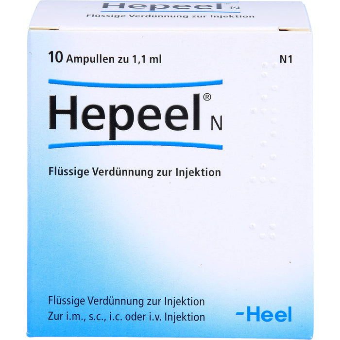 Hepeel N flüssige Verdünnung, 10 pcs. Ampoules