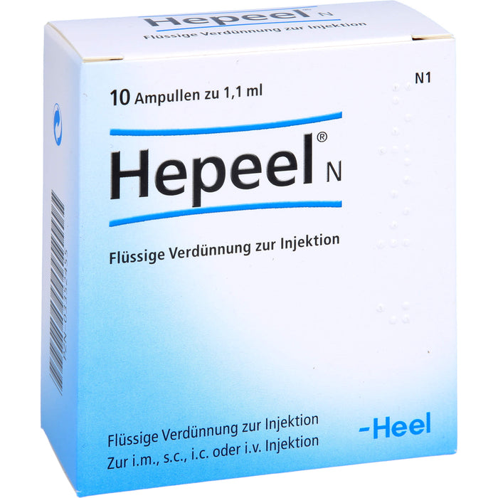 Hepeel N flüssige Verdünnung, 10 St. Ampullen