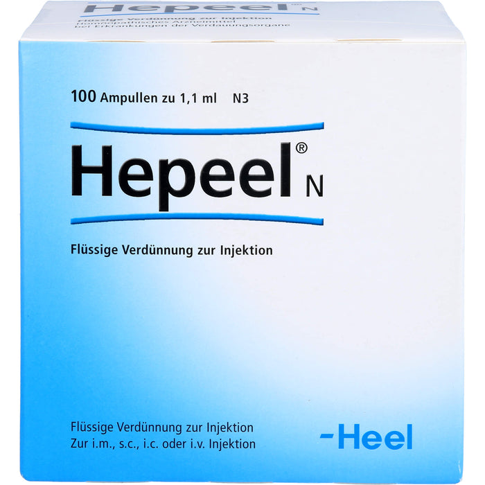 Hepeel N flüssige Verdünnung, 100 pc Ampoules