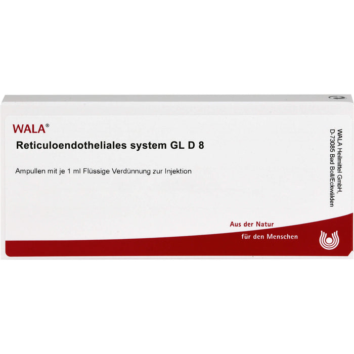 Reticuloendotheliales System Gl D8 Wala Ampullen, 10X1 ml AMP