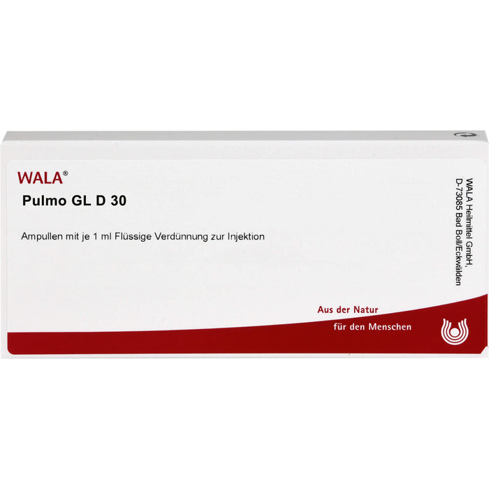 WALA Pulmo GI D30 flüssige Verdünnung, 10 pc Ampoules