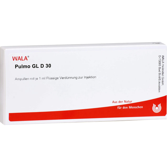 WALA Pulmo GI D30 flüssige Verdünnung, 10 pcs. Ampoules