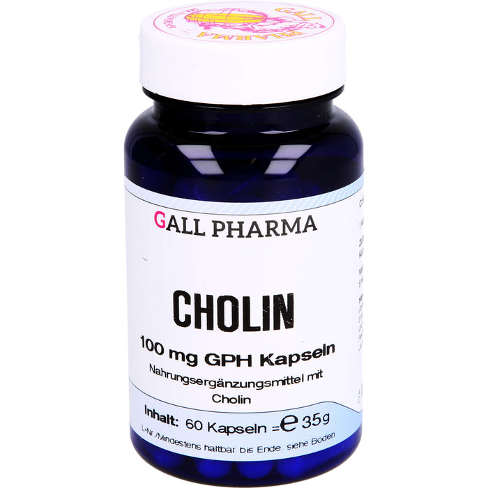 GALL PHARMA Cholin 100 mg GPH Kapseln, 60 pc Capsules