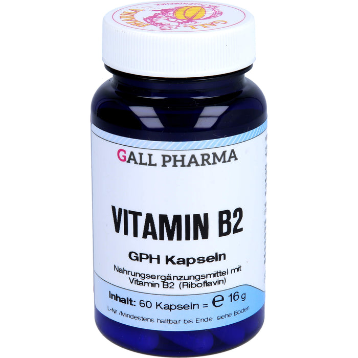 GALL PHARMA Vitamin B2 GPH Kapseln, 60 pc Capsules