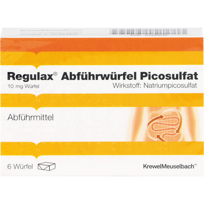 Regulax Abführwürfel Picosulfat 10 mg Würfel, 5 pcs. Cube