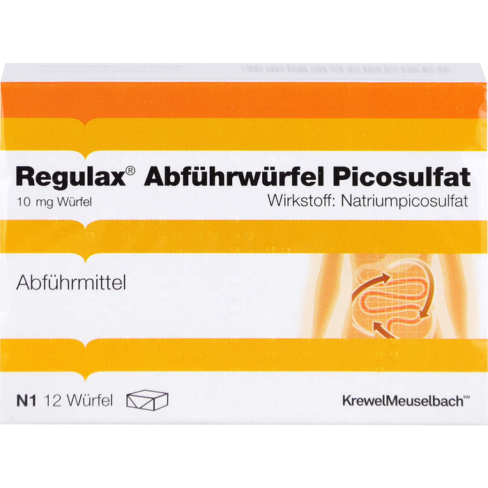 Regulax Abführwürfel Picosulfat, 12 pc Cube