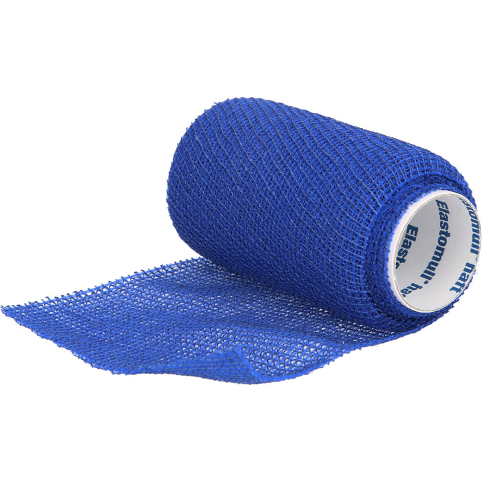 Elastomull haft 4mx8cm color blau, 1 St. Binde