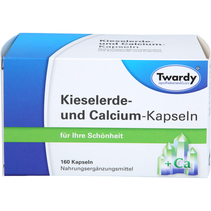 Twardy Kieselerde- und Calcium-Kapseln für Ihre Schönheit, 160 pc Capsules