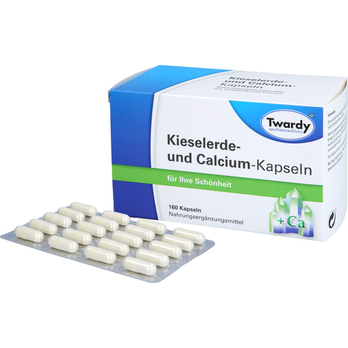 Twardy Kieselerde- und Calcium-Kapseln für Ihre Schönheit, 160 pc Capsules