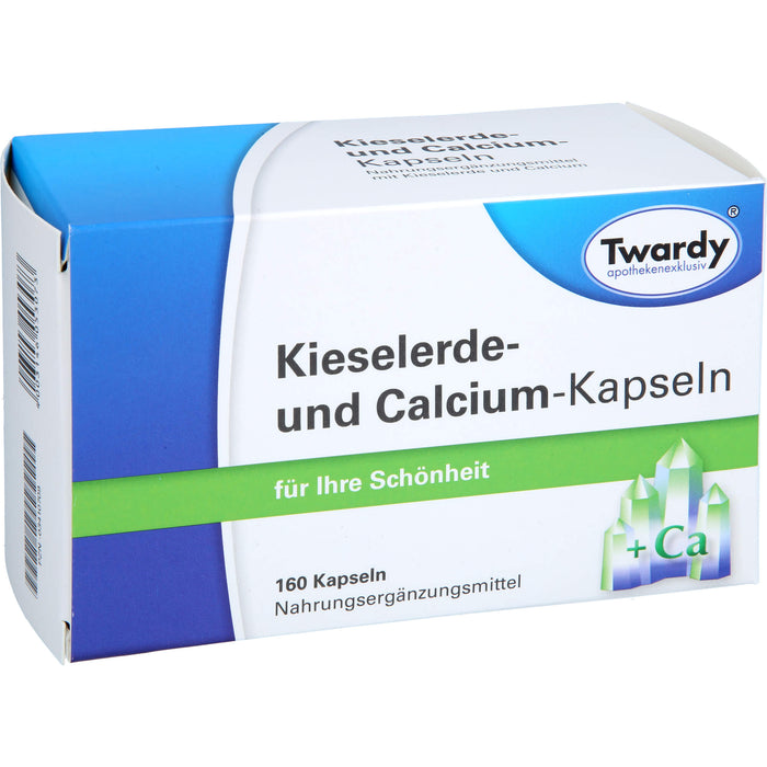 Twardy Kieselerde- und Calcium-Kapseln für Ihre Schönheit, 160 pc Capsules