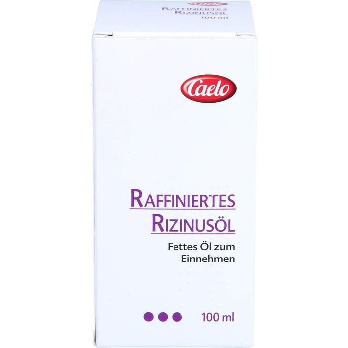 Caelo Raffiniertes Rizinussöl, 100 ml Öl