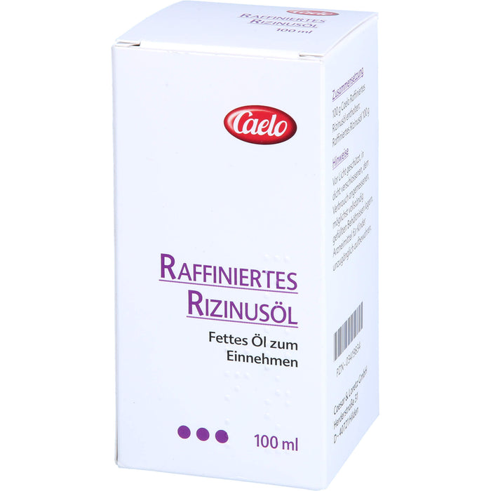 Caelo Raffiniertes Rizinussöl, 100 ml Oil